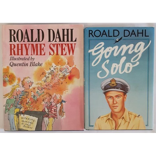 137 - Rhyme Stew, Roald Dahl, 1989, Jonathan Cape, First Edition, First Printing, with Dust Jacket. Going ... 