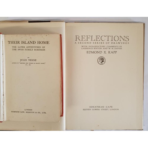 138 - Their Island Home, The Later Adventures of the Swiss Family Robinson Jules Verne Published by Sampso... 