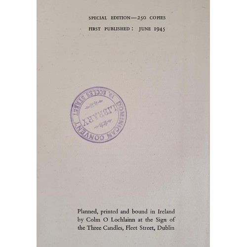 139 - Jack B. Yeats. An Appreciation and an Interpretation (Yeats, Jack B) MacGreevy, Thomas Published by ... 