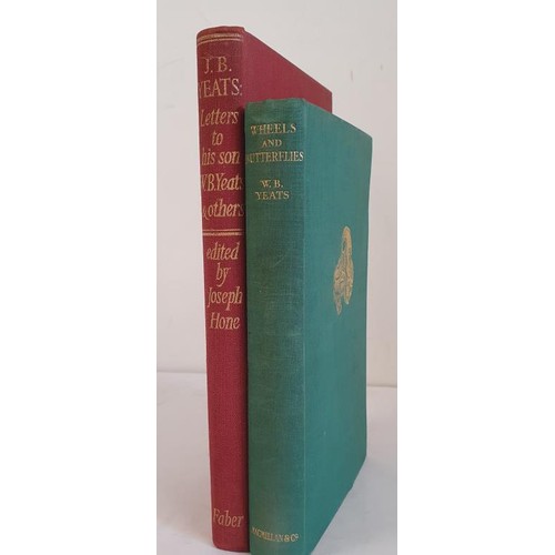 148 - Yeats: Wheels and Butterflies W.B. Yeats Published by Macmillan Co., Ltd, London, 1934, 1st Ed; J B ... 