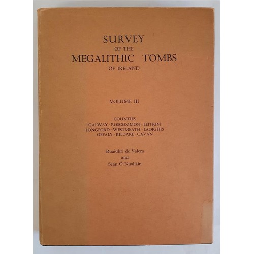 154 - Survey of the Megalithic Tombs of Ireland Vol III by Ruaidhrí de valera and Seán &Oacu... 