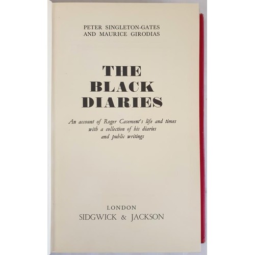 160 - The Black Diaries. An Account of Roger Casement’s life and times with his diaries and public w... 