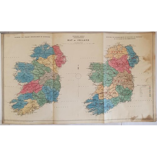 167 - Report on the Revenues and Condition of the Established Church [Ireland] Dublin, Thom. 1868. Large f... 