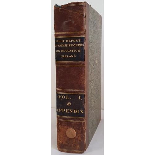 168 - First Report of the Commissioners on Education in Ireland, Dated 30th May, 1825. London. 1825. Almos... 