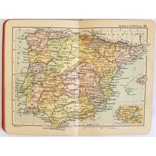 201 - Bacon’s Pocket Atlas and Gazetteer of the World, 1905, G W Bacon & Co., hardback in very g... 