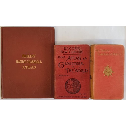 201 - Bacon’s Pocket Atlas and Gazetteer of the World, 1905, G W Bacon & Co., hardback in very g... 