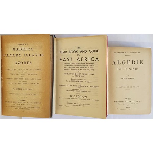 202 - Brown’s Madeira Canary Islands and Azores with twenty coloured maps and plans and numerous sec... 