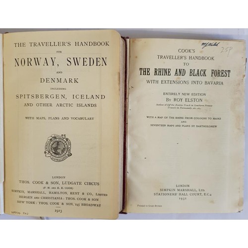 203 - Cook’s Traveller’s Handbook for Norway, Sweden and Denmark including Spitsbergen, Icelan... 