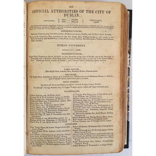 217 - Pettigrew & Oulton. Dublin Almanac, Registry & Directory 1843. Royal Octavo. Fine recent hal... 