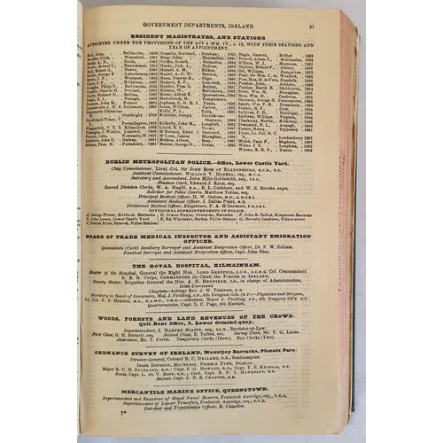 219 - The Post Office Dublin Directory & Calendar for 1906. Pub. Dublin by Thom & Co. 1906. Over 1... 