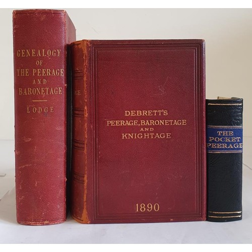 222 - Debrett's Peerage, Baronetage, Knightage and Companionage; Royal Edition 1890 Published by Dean and ... 