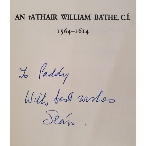 362 - Cín Lae Amhlaoibh - Tomás de Bhaldraithe. Published, 1970. Sean Staffords copy with hi... 