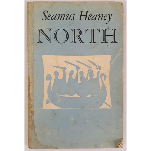 580 - Seamus Heaney. North. 1975. Pictorial wrappers of Viking ship