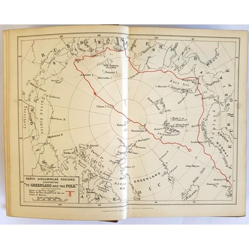 693 - To Greenland and the Pole, Gordon Stables, 1895, Blackie & Son, hardback in very good condition,... 