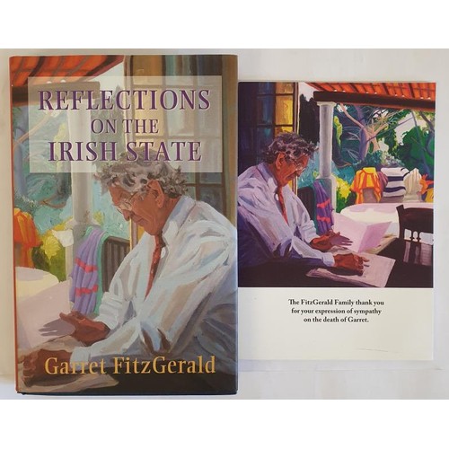 700 - Garret Fitzgerald – Reflections on the Irish state, published by Irish Academic Press, Diblin.... 