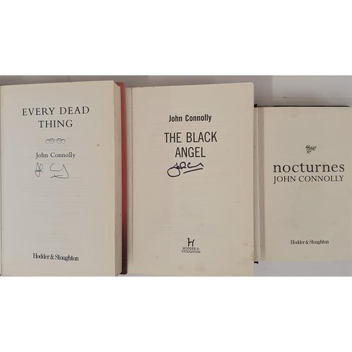 705 - Three signed books by John Connolly - Every Dead Thing. A signed first edition (1999) of the author'... 