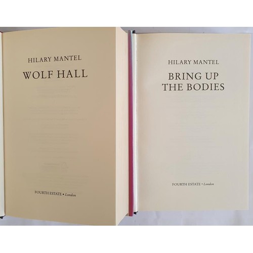 749 - Wolf Hall, Hilary Mantel, 2009, Fourth Estate, First Edition, First Printing, with Dust Jacket with ... 