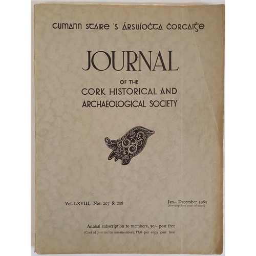 760 - Large collection of copies of the Cork Historical and Archaeological Society Journal, 42 issues from... 