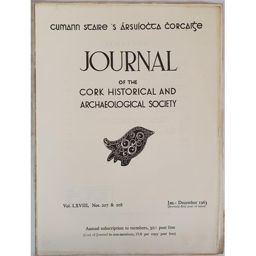 760 - Large collection of copies of the Cork Historical and Archaeological Society Journal, 42 issues from... 