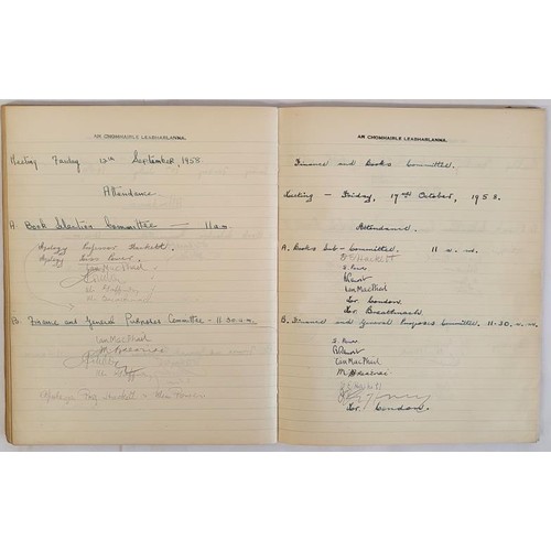 776 - Irish Library Manuscript Books: Such as List of Borrowers Names and addresses from C L S for 1923; B... 