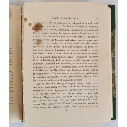 14 - Wilde, William. Lough Corrib: Its Shores and Islands; With Notices of Lough Mask. 1867. Publish... 