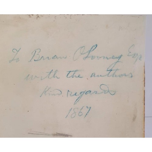 14 - Wilde, William. Lough Corrib: Its Shores and Islands; With Notices of Lough Mask. 1867. Publish... 