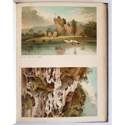 69 - Kerry: Souvenir of Killarney, 1892, 24 vibrant coloured postcard size coloured views printed two to ... 