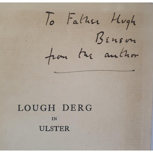 81 - Lough Derg in Ulster – Shane Leslie, published by Maunsel, Dublin 1909. Signed association cop... 