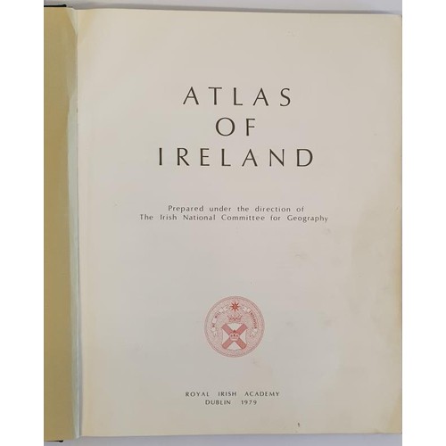 115 - Atlas Of Ireland, Royal Irish Academy, 1979, Folio, coloured maps