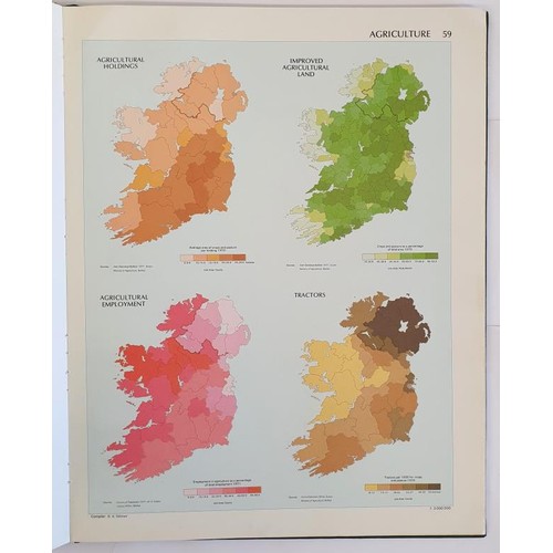 115 - Atlas Of Ireland, Royal Irish Academy, 1979, Folio, coloured maps