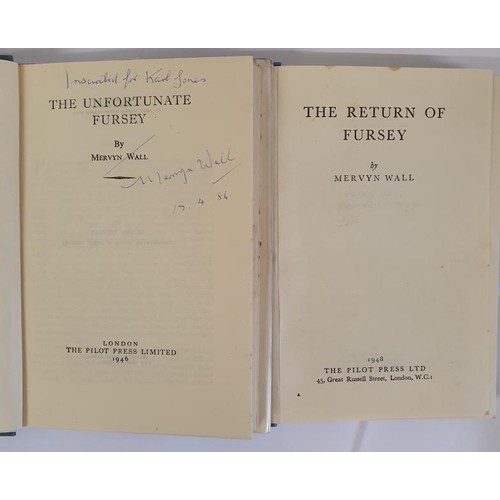 122 - Mervyn Wall - The Unfortunate Fursey & The Return of Fursey published 1946 and 1948. First UK Ed... 