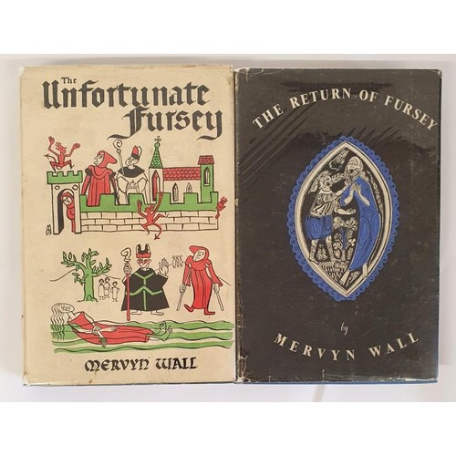 122 - Mervyn Wall - The Unfortunate Fursey & The Return of Fursey published 1946 and 1948. First UK Ed... 