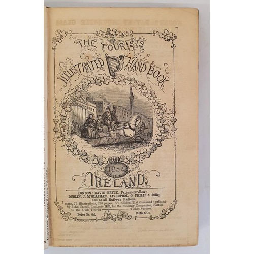 186 - The Tourist Illustrated Handbook  by Mahony Crowquill, Jones and Lover. London. 1854. Folding maps a... 