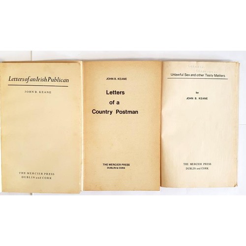 191 - John B. Keane; Letters of an Irish Publican, first edition, first print. Mercier Press 1974 Letters ... 