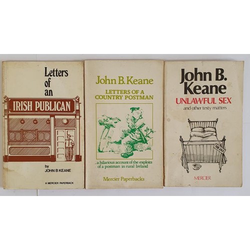 191 - John B. Keane; Letters of an Irish Publican, first edition, first print. Mercier Press 1974 Letters ... 