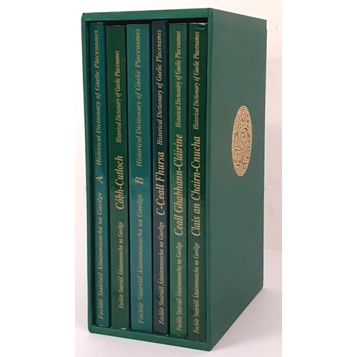 206 - Boxed set, Historical Dictionary of Gaelic Placenames, Fascicles 1-6; mint set in green matching box... 