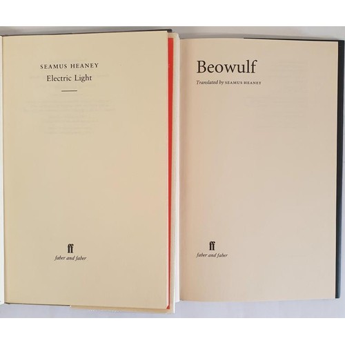 574 - Heaney, Seamus Electric Light, 2001, first edition; Beowulf, 1999, first edition, both in dust jacke... 