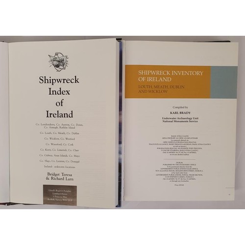 716 - Shipwreck Index of Ireland. Richard and Bridget Larn. Lloyd's Register of Shipping. 2002 and Shipwre... 