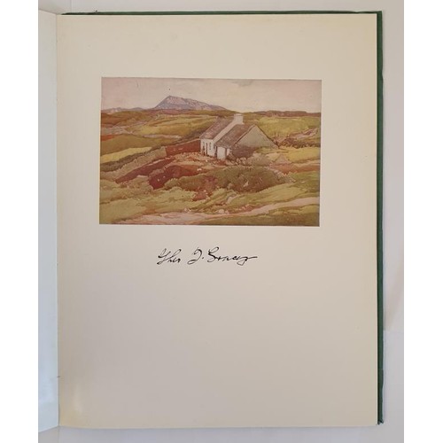 724 - Irish Life and Landscape. J Crampton Walker. Talbot Press. circa 1923. colour portraits by Letitia H... 