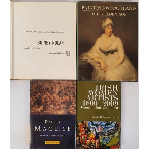 754 - Eimear O Connor, Irish Women artists, 1800-2009, 8vo, dj, 2010; Weston, Daniel Maclise, 2001, 8vo, d... 