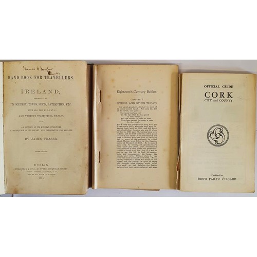 8 - Hand Book for Travellers in Ireland, James Frazer, 1874, McGlashan & Gill, 1st edition, hardback... 