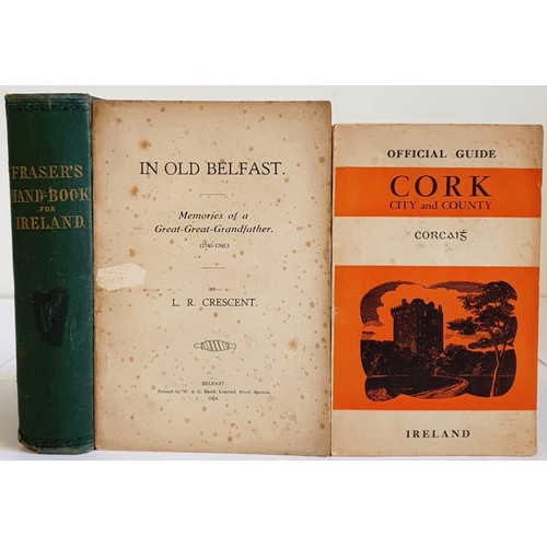 8 - Hand Book for Travellers in Ireland, James Frazer, 1874, McGlashan & Gill, 1st edition, hardback... 