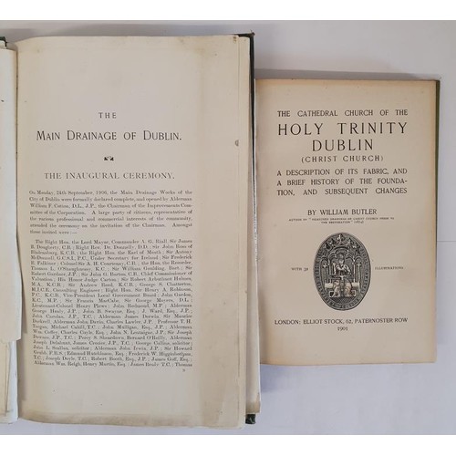 21 - Dublin Interest, Dublin main drainage scheme: souvenir handbook; published by the authority of the M... 