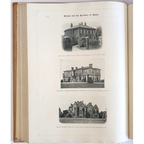 56 - Young, R. M. & Pike, W. T. Belfast and the Province of Ulster [and] Contemporary Biographies. 19... 