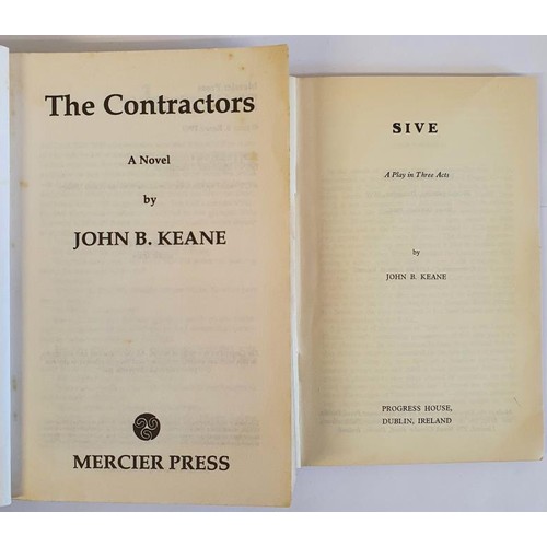 84 - John B. Keane – The Contractors. Published by Mercier Press, 1993. First Print, Signed by John... 