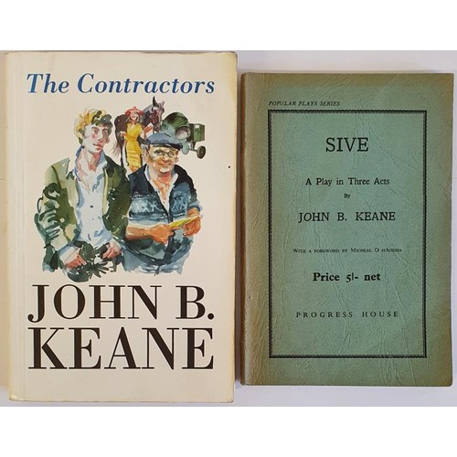 84 - John B. Keane – The Contractors. Published by Mercier Press, 1993. First Print, Signed by John... 