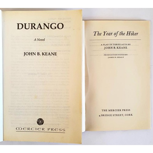 85 - John B Keane - Durango, published 1992, Signed by John B Keane to the front end page [ Every Good Wi... 