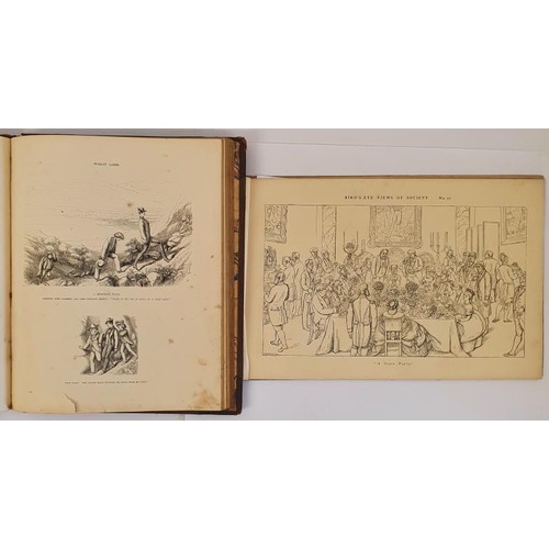 98 - Richard Doyle. Bird's Eye View of Modern Society. C. 1870. Illustrated. Oblong folio and Richard Doy... 