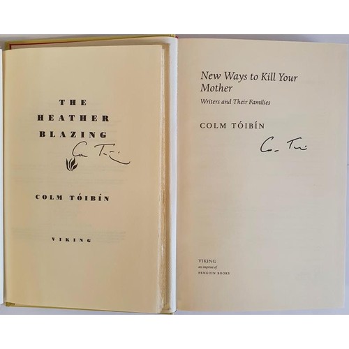 105 - Colm Tóibín; The Heather Blazing, signed first US edition, first print HB, Viking 1992... 