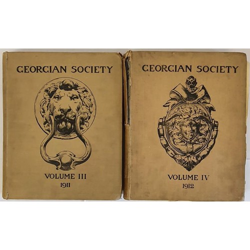 110 - The Georgian Society Records of Eighteenth Century Domestic Architecture and Decoration in Ireland V... 